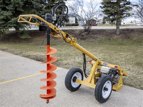 post auger mini digger|auger for post hole diggers.